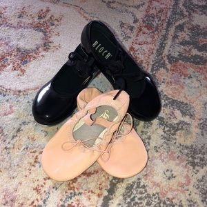 Bloch Tap shoes/ Stelle ballet shoes